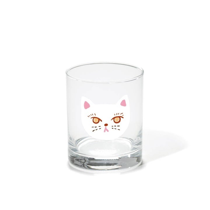グラス|ENNUIガラスカップ| 猫 ねこ ネコ 猫雑貨 猫グッズ かわいい プレゼント 贈り物 おうち時間 おうちカフェ