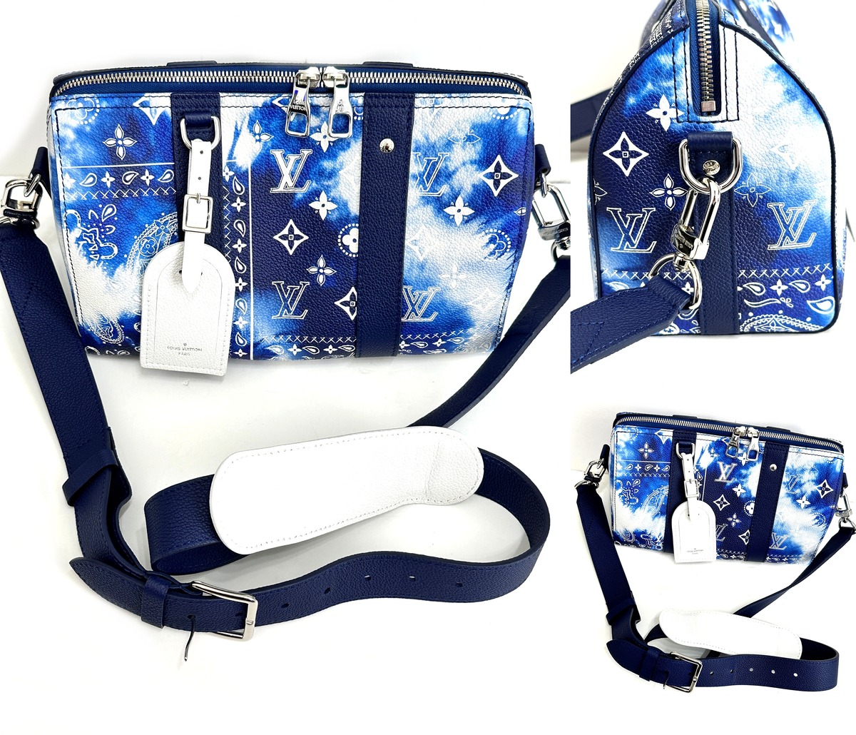 LOUIS VUITTON ルイヴィトン シティ キーポル モノグラム バンダナ 