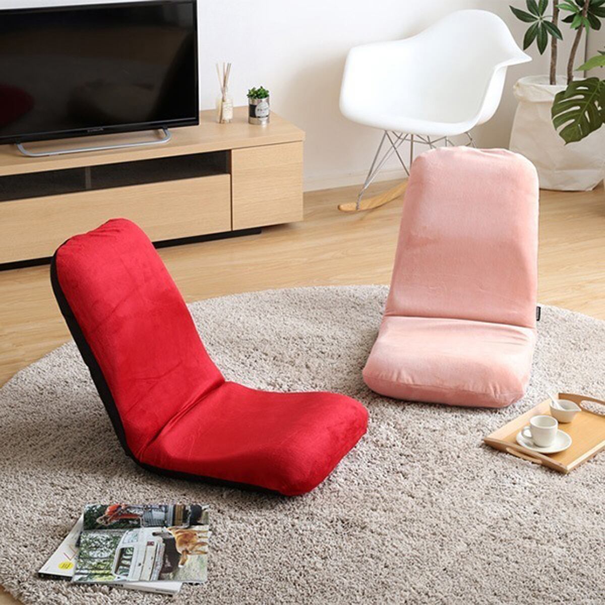 美姿勢習慣コンパクトなリクライニング座椅子 Lサイズ 日本製 14段階リクライニング