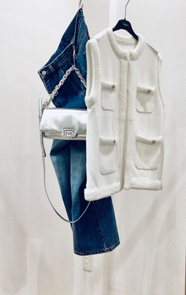 ファーニットコンビダブルポケットベスト