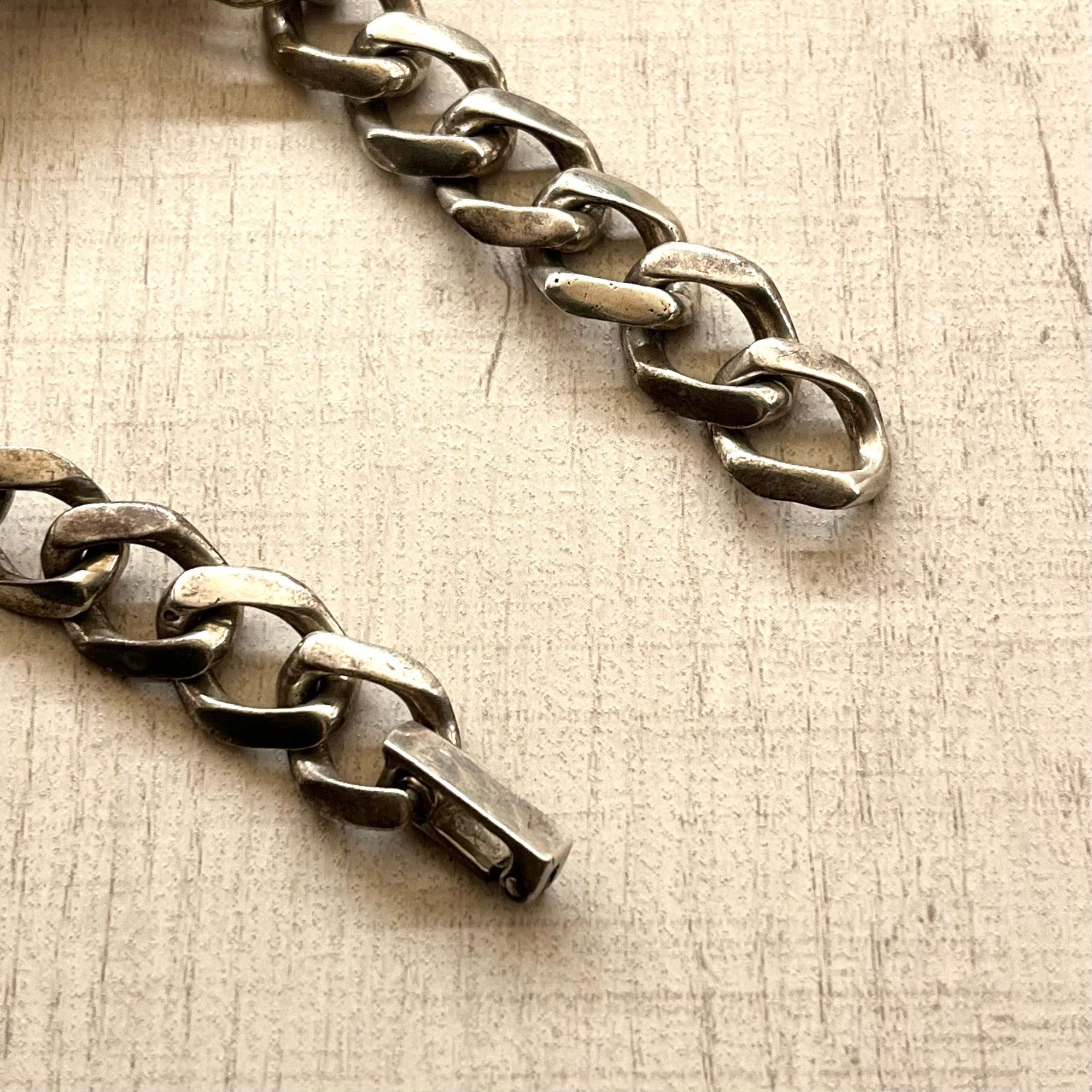 CLASSIC CURB CHAIN ID BRACELET -SILVER925- IDブレスレット