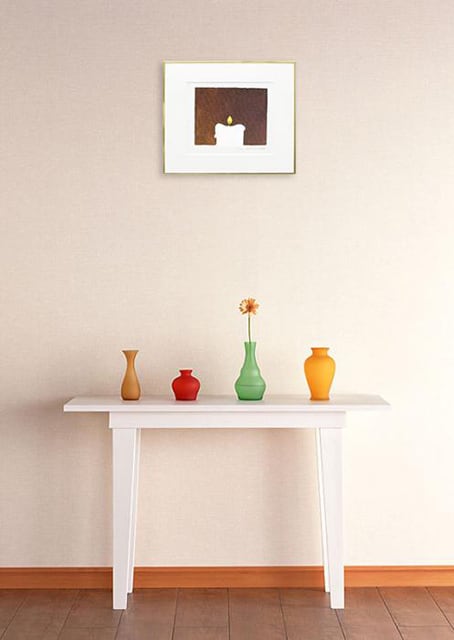 版画 「ろうそくゆれなさい」 ※著者直筆サイン入り | 五味太郎