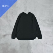 RINEN | 40/2スーピマ裏毛 裾ラウンドクルーネック