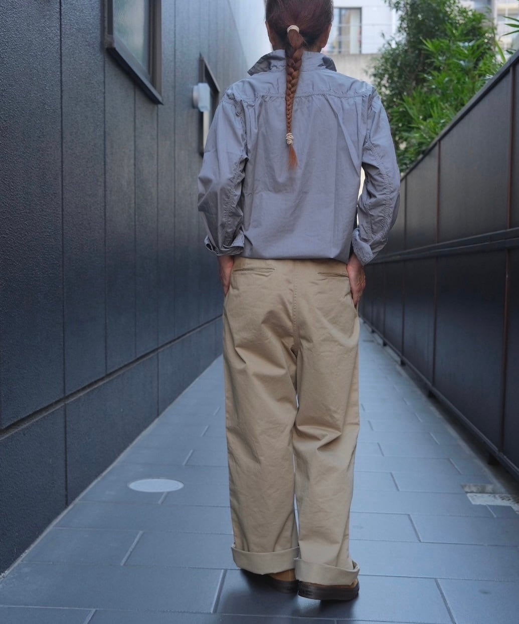 パンツ Sans Limite chino Sans limite (サンリミット) 2 TUCKS CHINO PANTS / BEIGE (2タックス