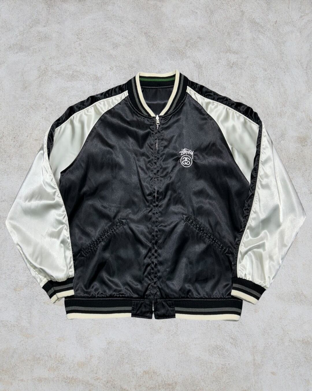 Special!!】00's old stussy Souvenir Jacket “スカジャン” “Skull