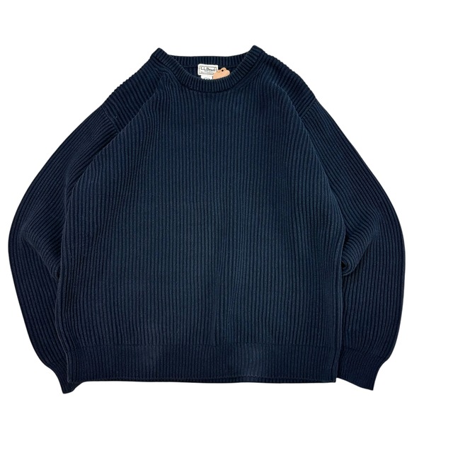 ［Big Size］L.LBean Rib Cotton Knit L