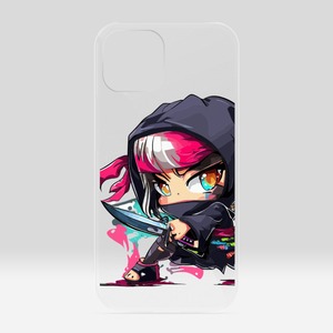 Ninja Girl クリアiPhoneケース - iPhone 13