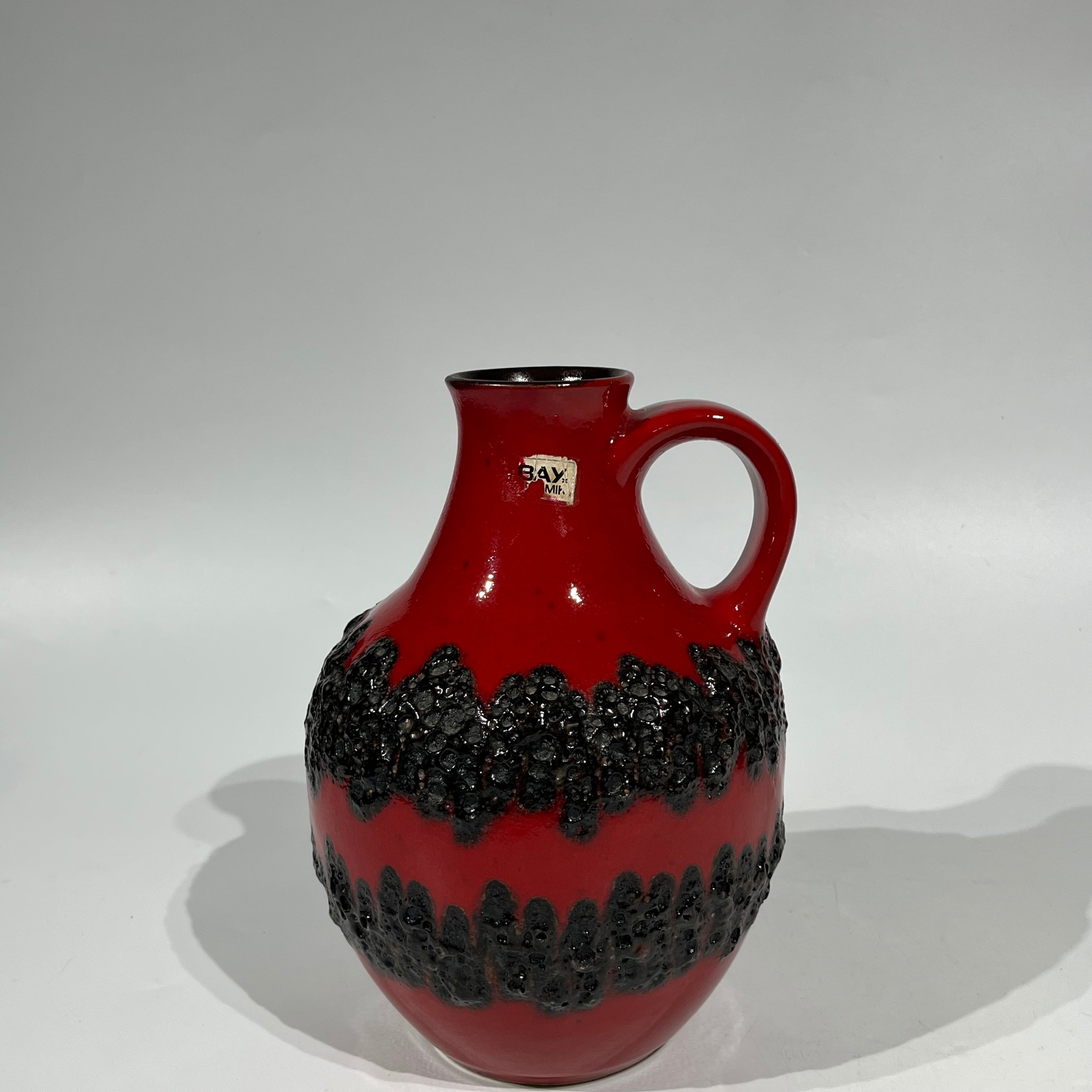 総合評価 IZ61950F☆西ドイツ German Art Pottery ヴィンテージ フラワーベース 花器 陶器 花瓶 ディスプレイ オブジェ  アートポタリー ビンテージ：Rocca-clann