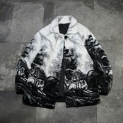 animal pattern fleece jacket