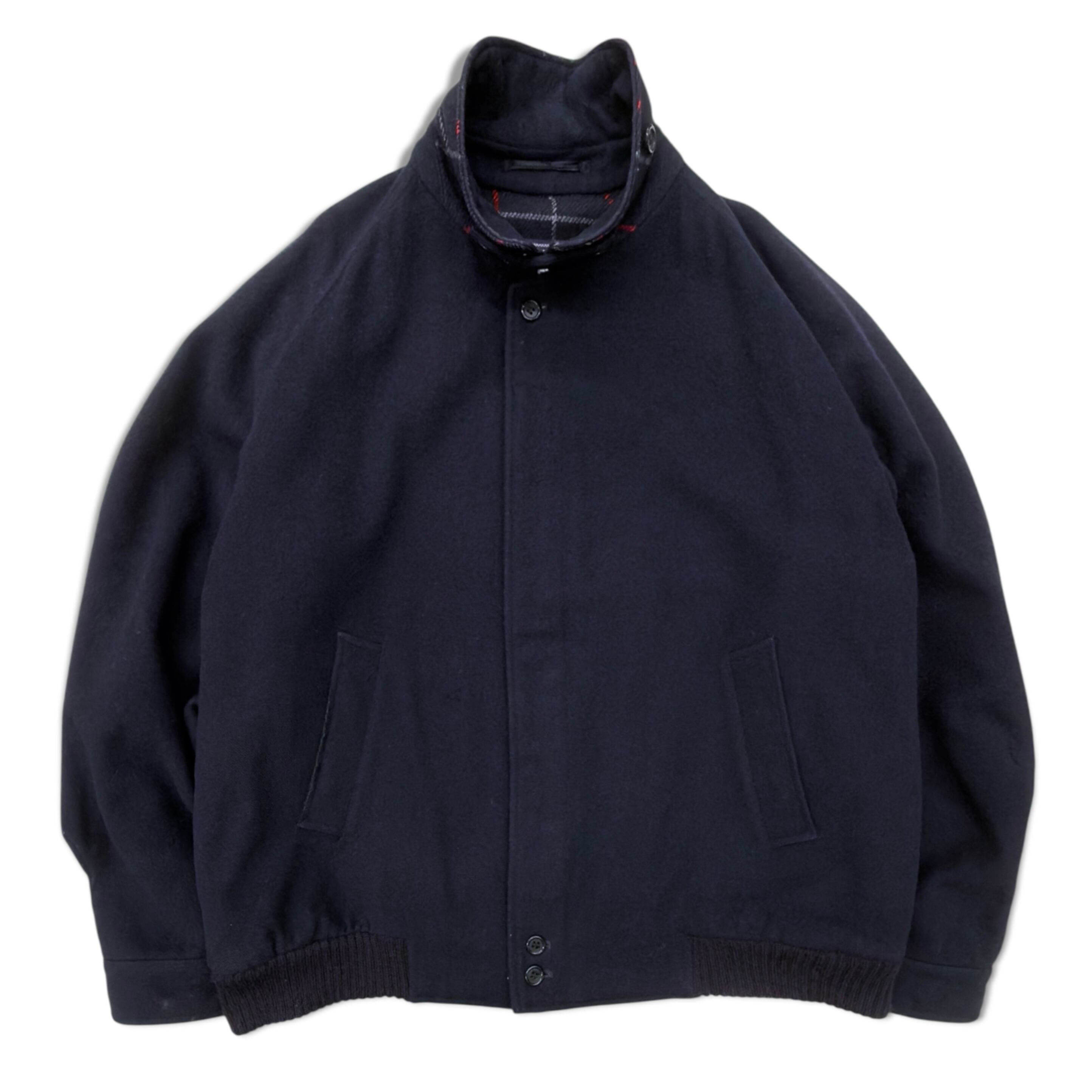 BURBERRY - 【極美品】90s Burberrys カシミヤ&アンゴラ混ノーカラージャケット BURBERRY(バーバリー) | no pain no gain(ノーペインノーゲイン