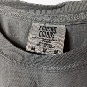 COMFORT COLORS　クルーネック　プリントT　スポーツ　グレー　M