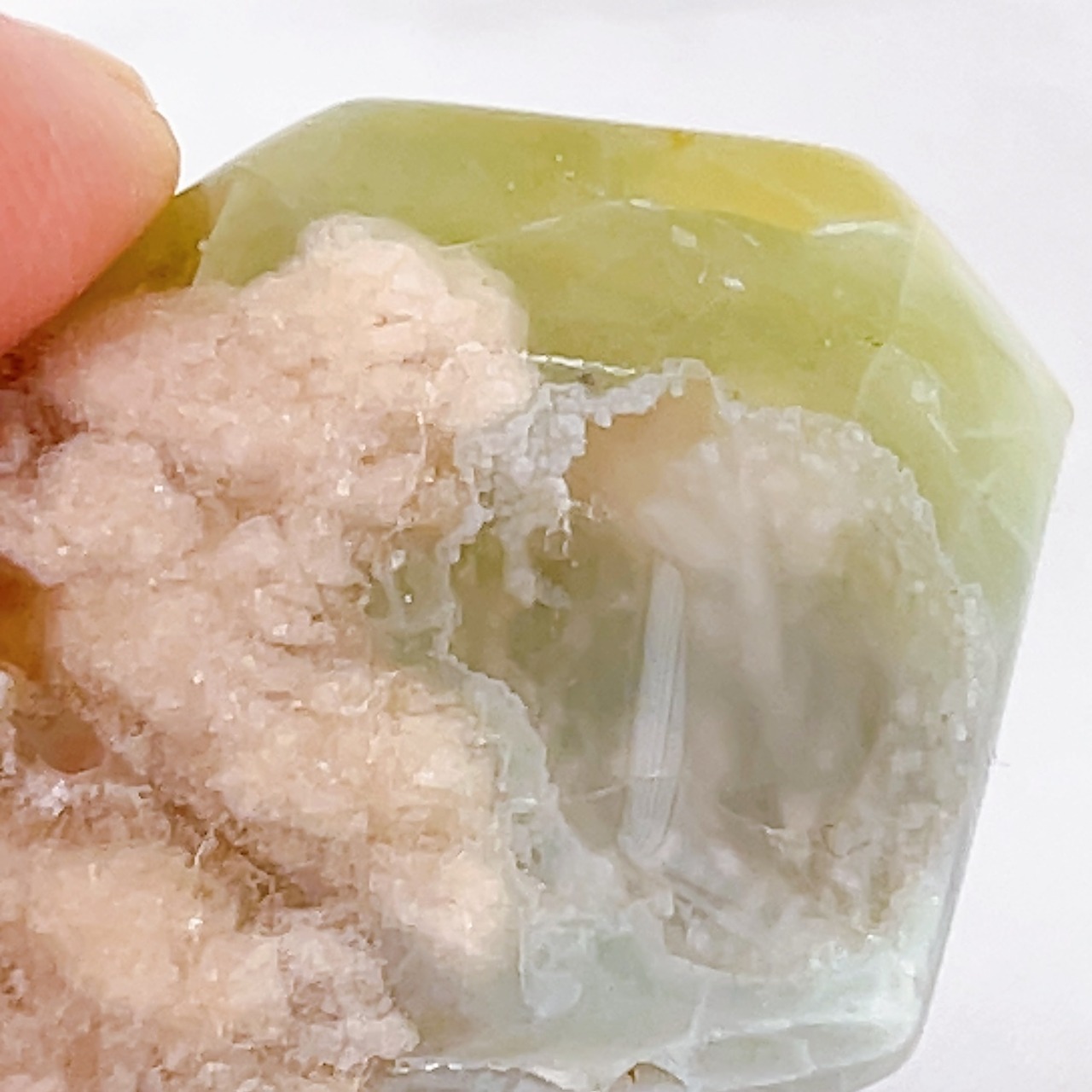 グリーンフラワーアゲート フリーフォームB