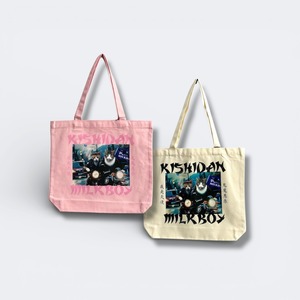 KISHIDAN CAT BIKE Tote Bag / 2color【MILK BOY×氣志團】