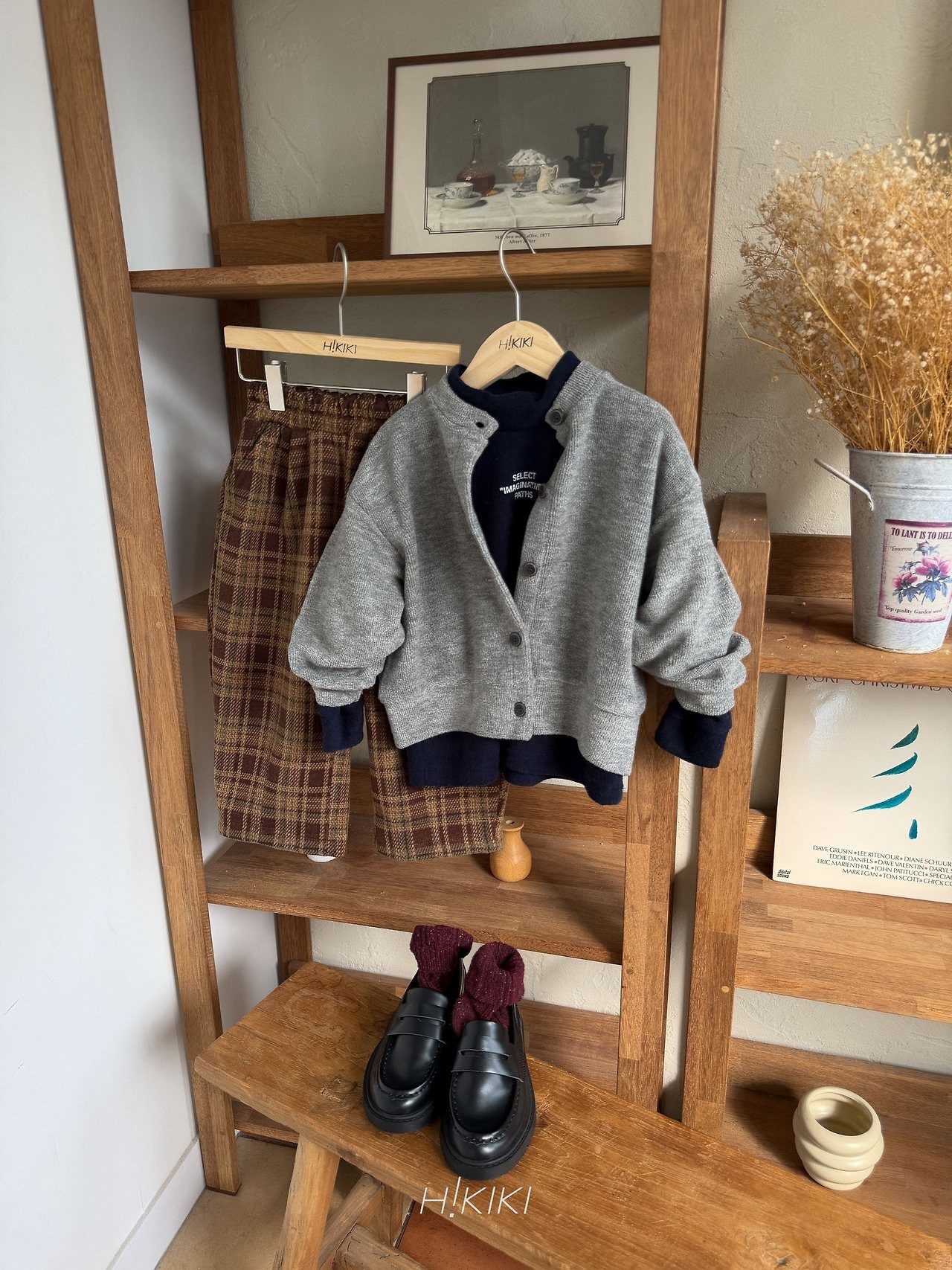 HIKIKI［取寄］mogic check pants 26winter