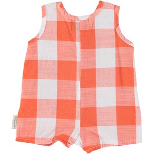 piupiuchick / Checkered baby short jumpsuit