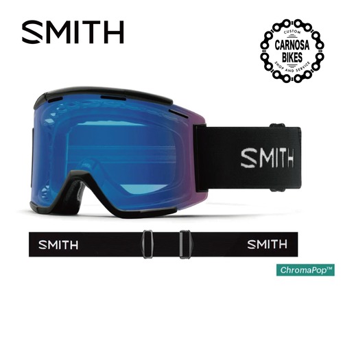 【SMITH】Squad XL MTB Black(CP Contrast Rose Flash & Clear) [スカッド XL MTB ブラック] ゴーグル