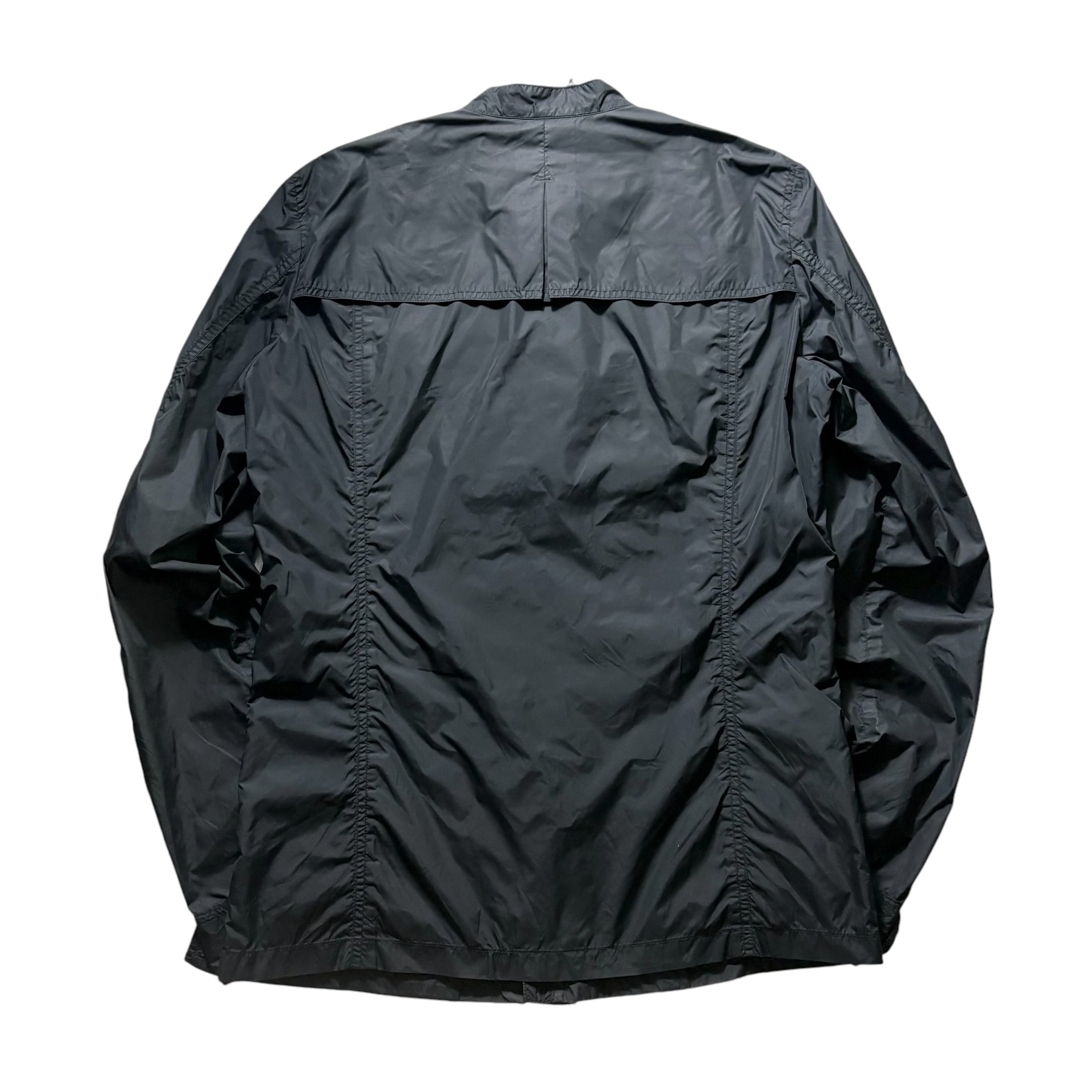 CoSTUME NATIONAL HOMME black nylon riders jacket | NOIR ONLINE