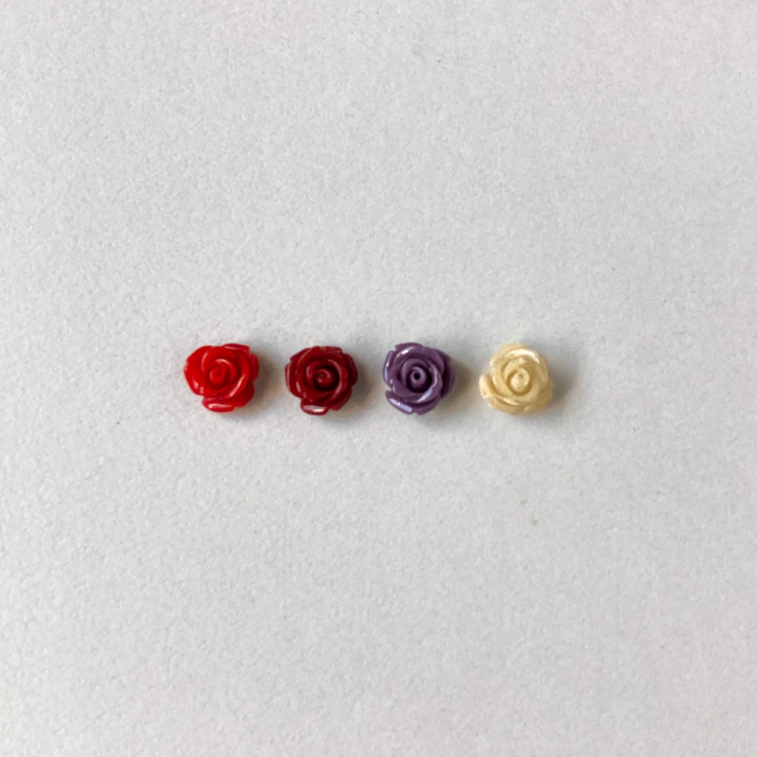 バラの飾り バラモチーフのデコパーツ（11mm） | Dua-アクセサリーパーツショップ