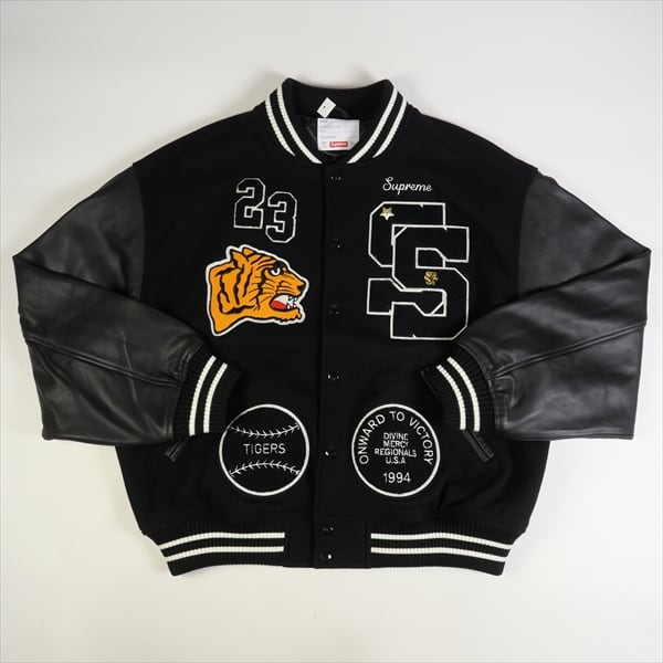 Size【M】 SUPREME シュプリーム 23AW Tiger Varsity Jacket Black ...