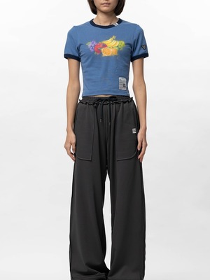 【26SS】Maison MIHARA YASUHIRO ミハラヤスヒロ / Fruit Printed Ringer Mini T-shirt / Tシャツ
