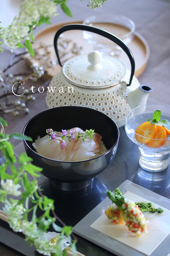 吸物椀 ブラックシルバー 【送料無料】 | towan