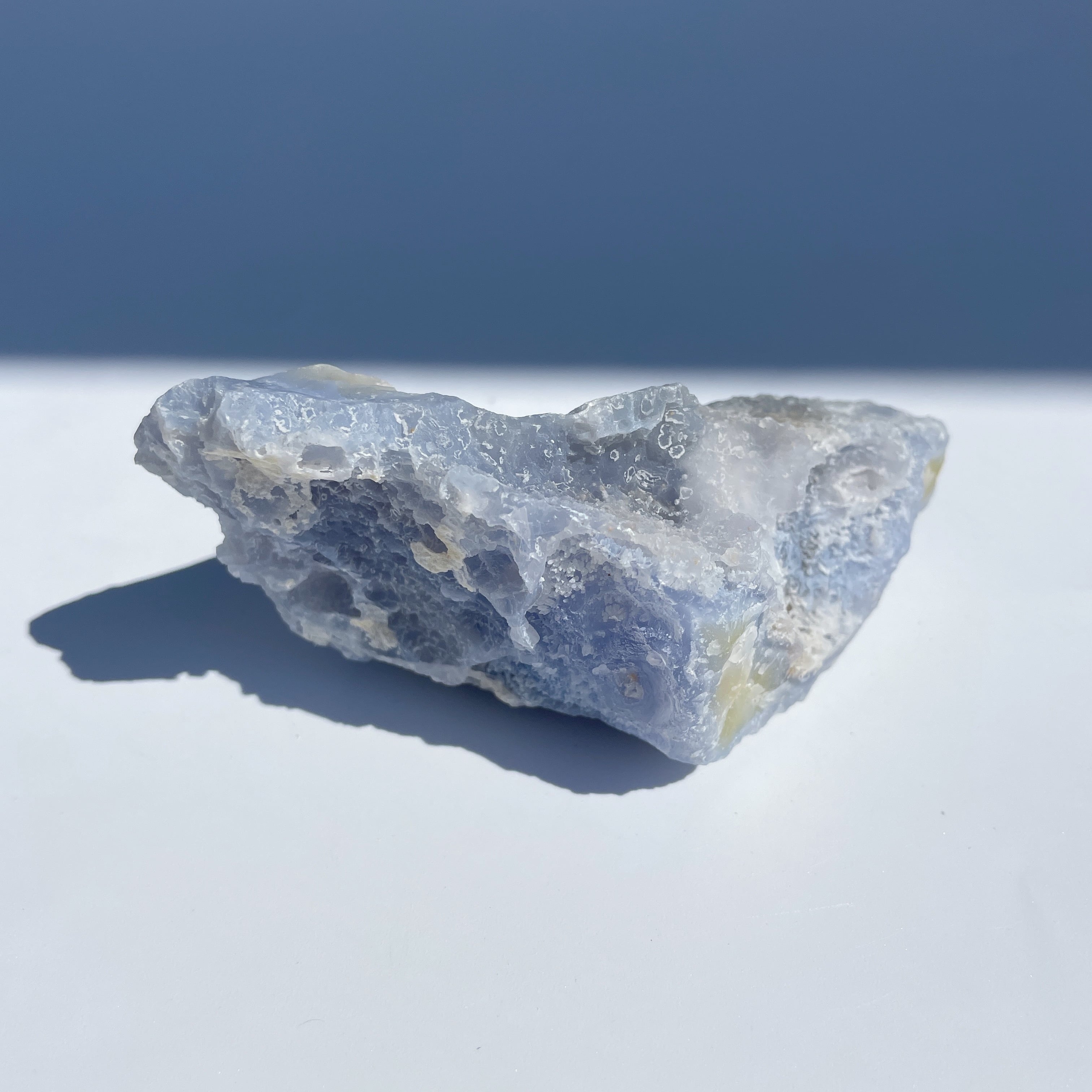 ブルーカルセドニー 原石35◇ Blue Chalcedony ◇天然石・鉱物