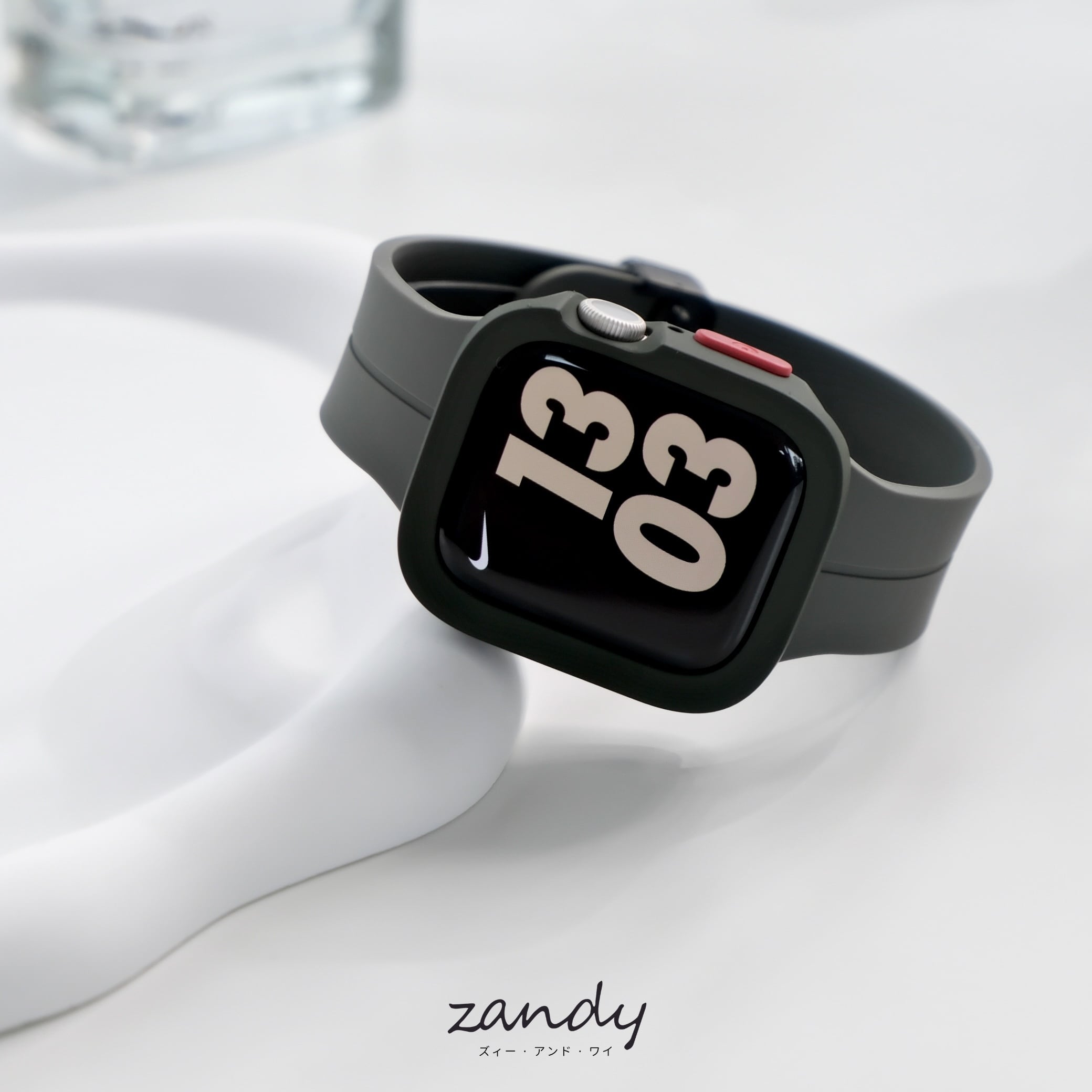 マットタイプ！【スクエアソフトフレーム】C001 アップルウォッチ