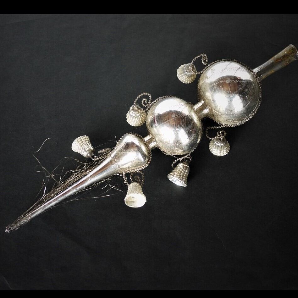 クリスマスツリートッパー マーキュリーガラス 頂華飾り ドイツ