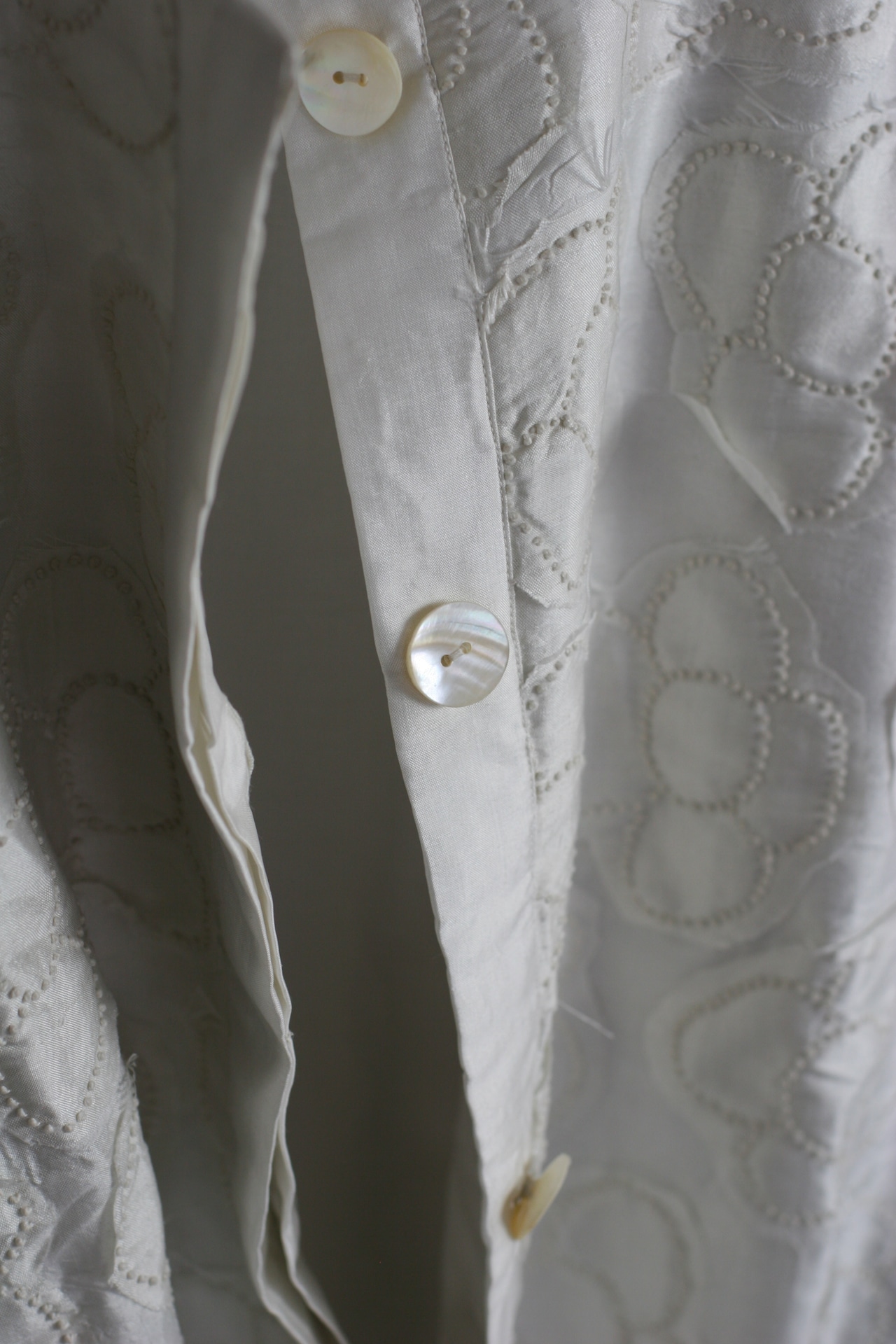 【BUNON】Khadi Silk Flower Quilting Blouson(BN2651)