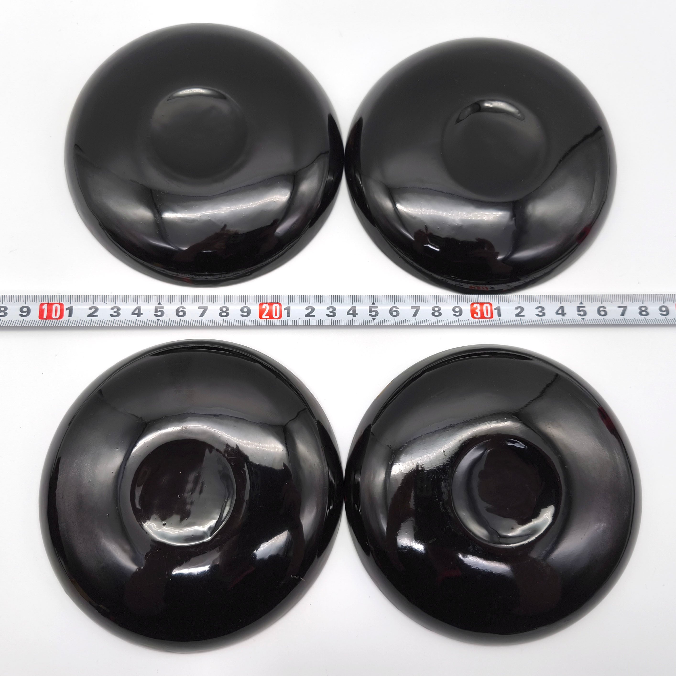 津軽塗（唐塗）バカ塗り・菓子器・銘々皿セット・漆器・伝統工芸・No