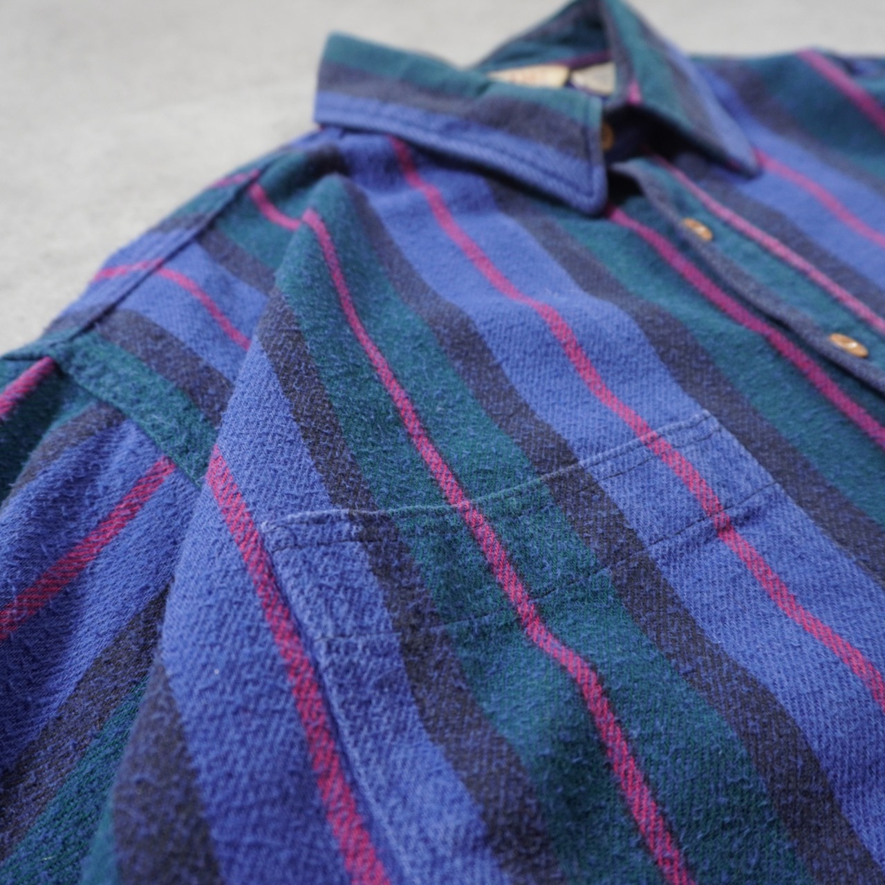 90s BIG MAC heavy flannel shirt "made in USA" 2XL 古着 - 5