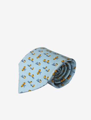 SALVATORE FERRAGAMO TIE サルバトーレ フェラガモ シルク ネクタイ 水色