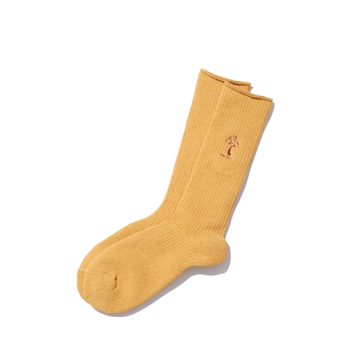 SURFSKATCAMP #Bad Trip Socks Mustard