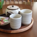 小石原焼 蔵人窯 湯呑み 小 飛び鉋 Koishiwara-yaki Cup Small #067