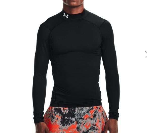 アンダーアーマーUAコールドギアアーマー コンプレッション ロングスリーブ モックネック シャツ(トレーニング/MEN)商品番号:1366072(001)