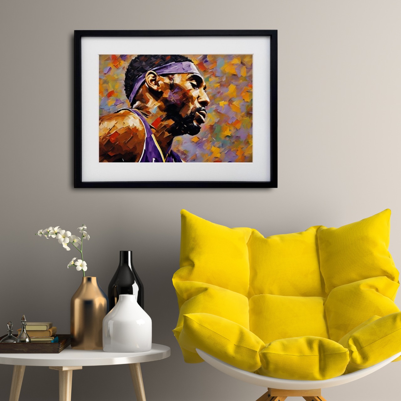 Kobe Bryant｜バスケットボール界の伝説を称えるアートポスター｜情熱と誇りが宿るインスピレーショナルなインテリアA3ポスター