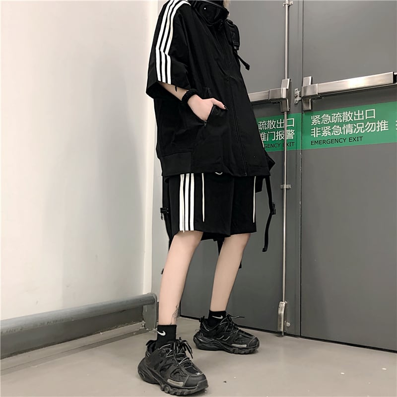 新品 KOREAサイドラインジャージセットアップ メンズレディース 大人