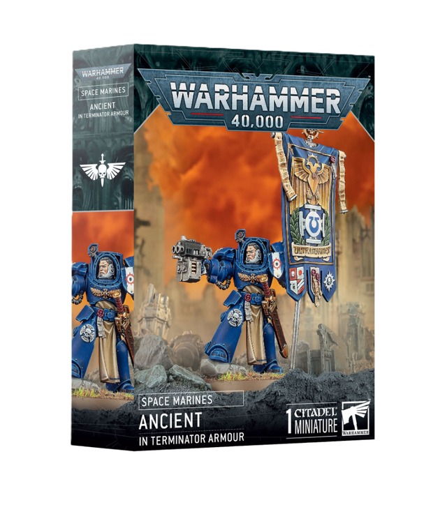 スペースマリーン：エインシェント（ターミネイター・アーマー装備）	S/MARINES: ANCIENT IN TERMINATOR ARMOUR