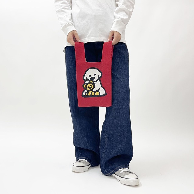 【matsui】KNIT MINI MARCHE BAG  JOIN US? ニット ミニマルシェバッグ
