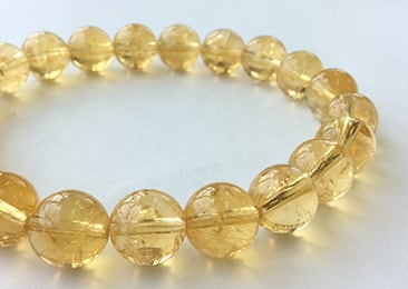 パワーストーン・天然石シトリンのブレスレット （10mm） | natural