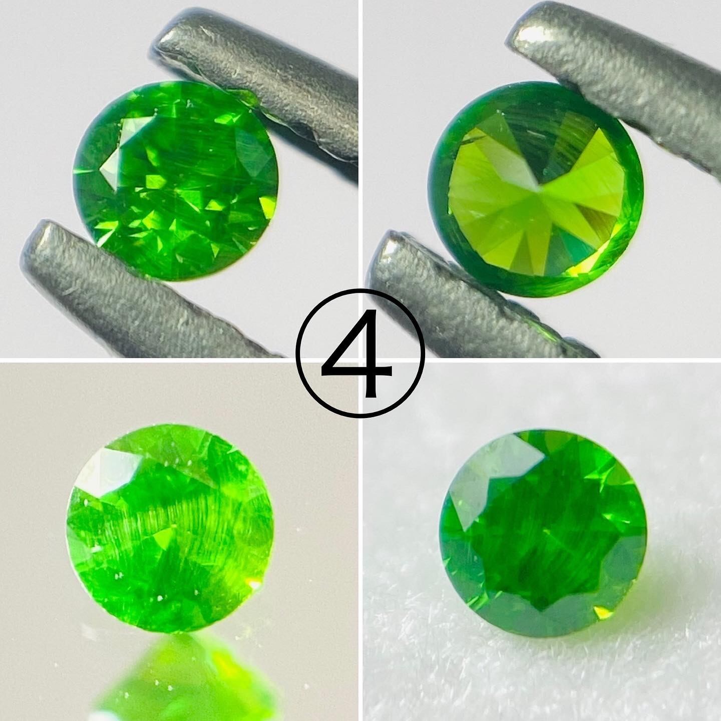 馬躍動する希少石 デマントイドガーネット