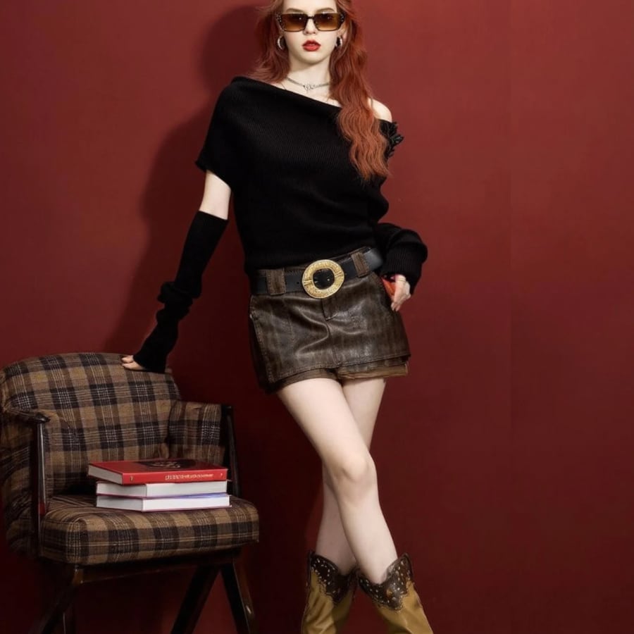 インナースリーブオーバースリーブセーター