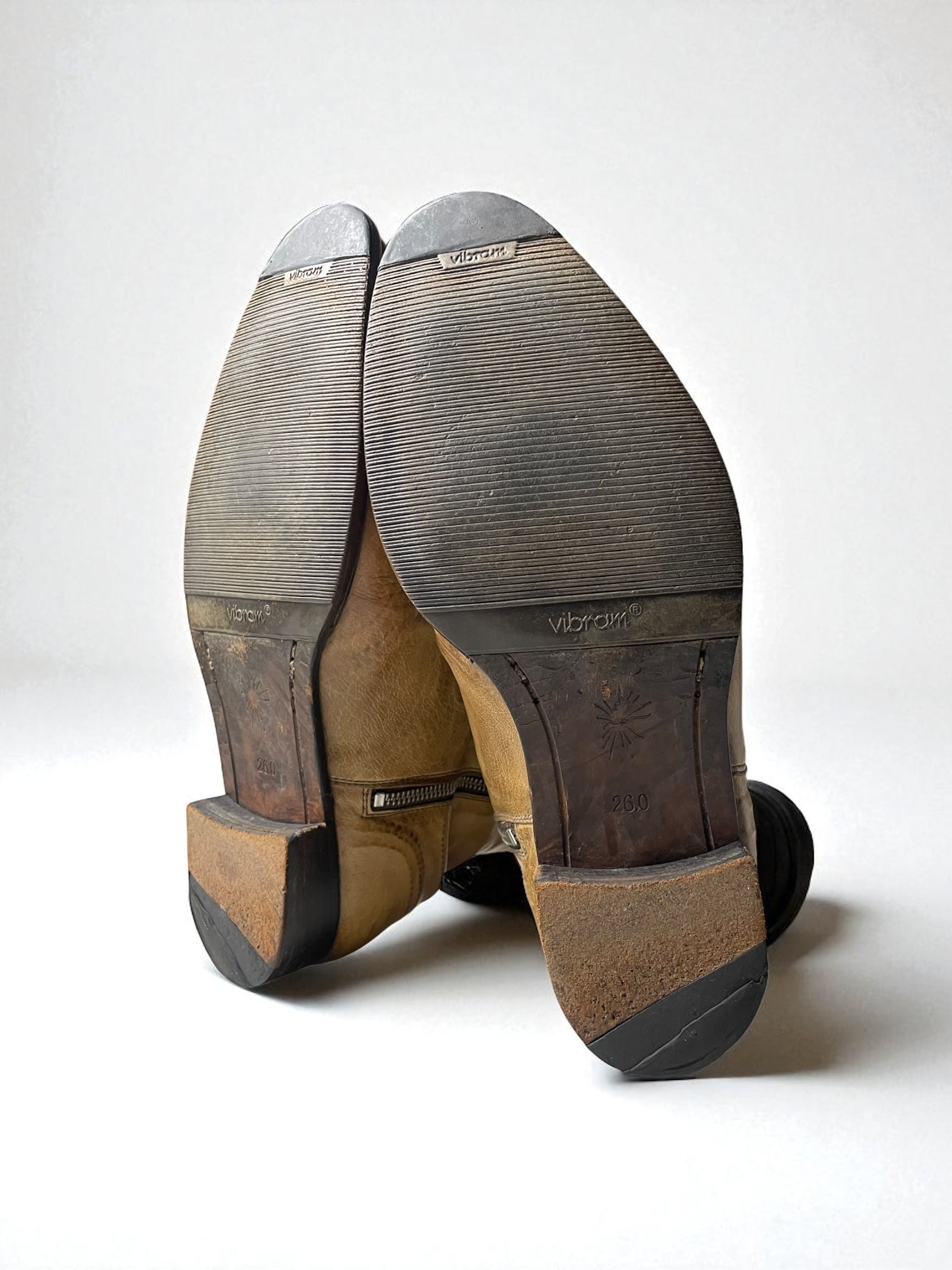 Mihara Yasuhiro - Early Embossed Lace Side Zip Boots | Atelier Accord