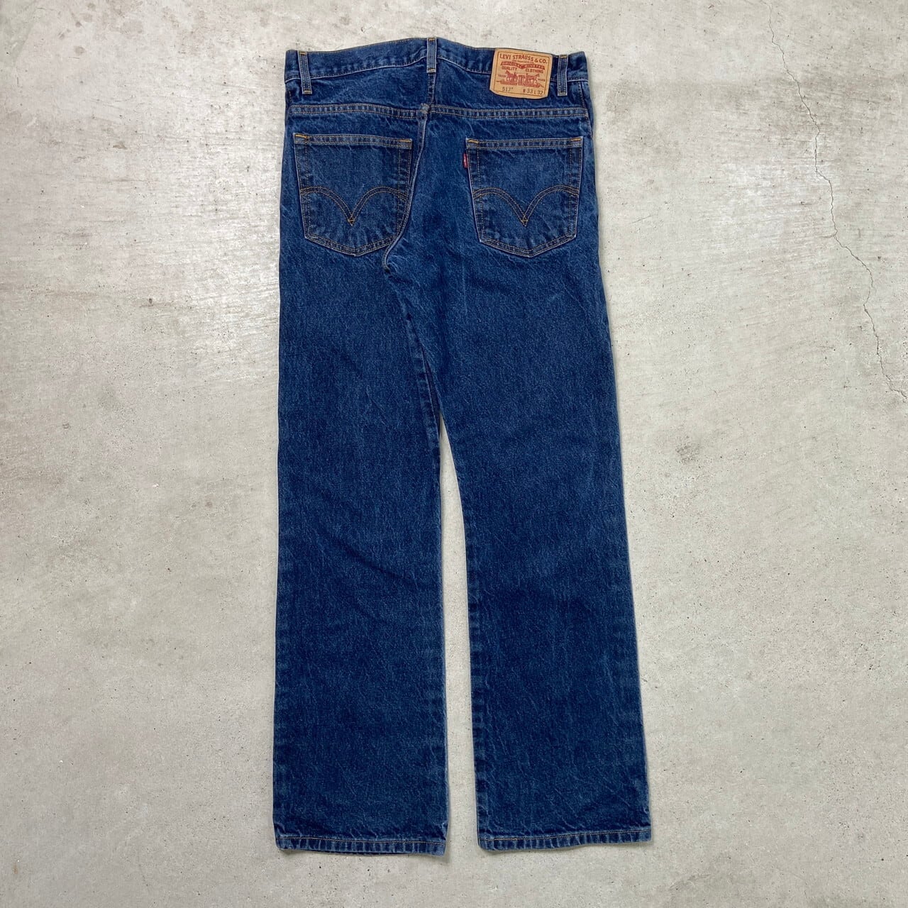 リーバイス501 フレア 濃紺 リメイクフレア 火照り 