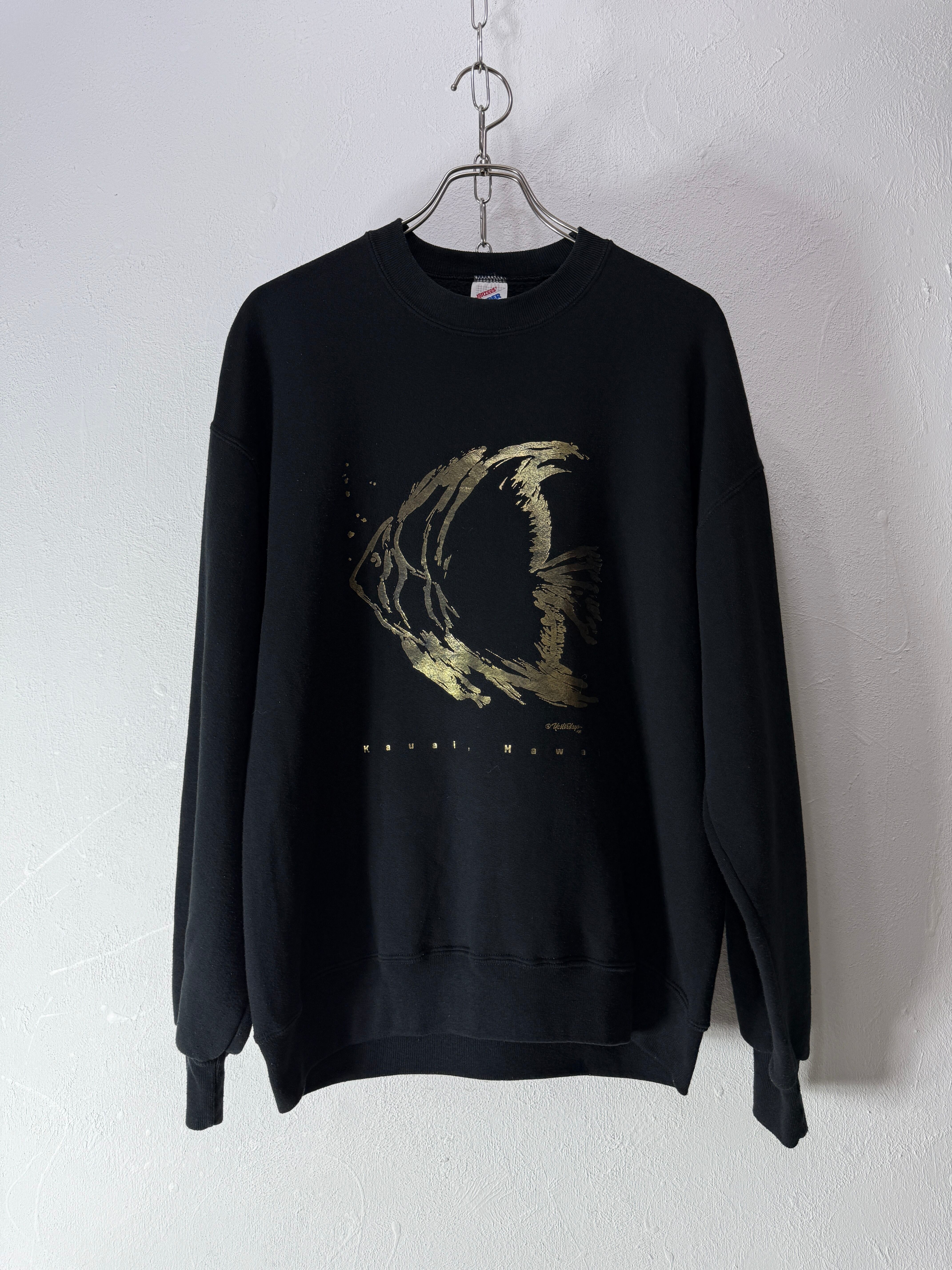 90’s USA made “gold fish art” sweat shirt