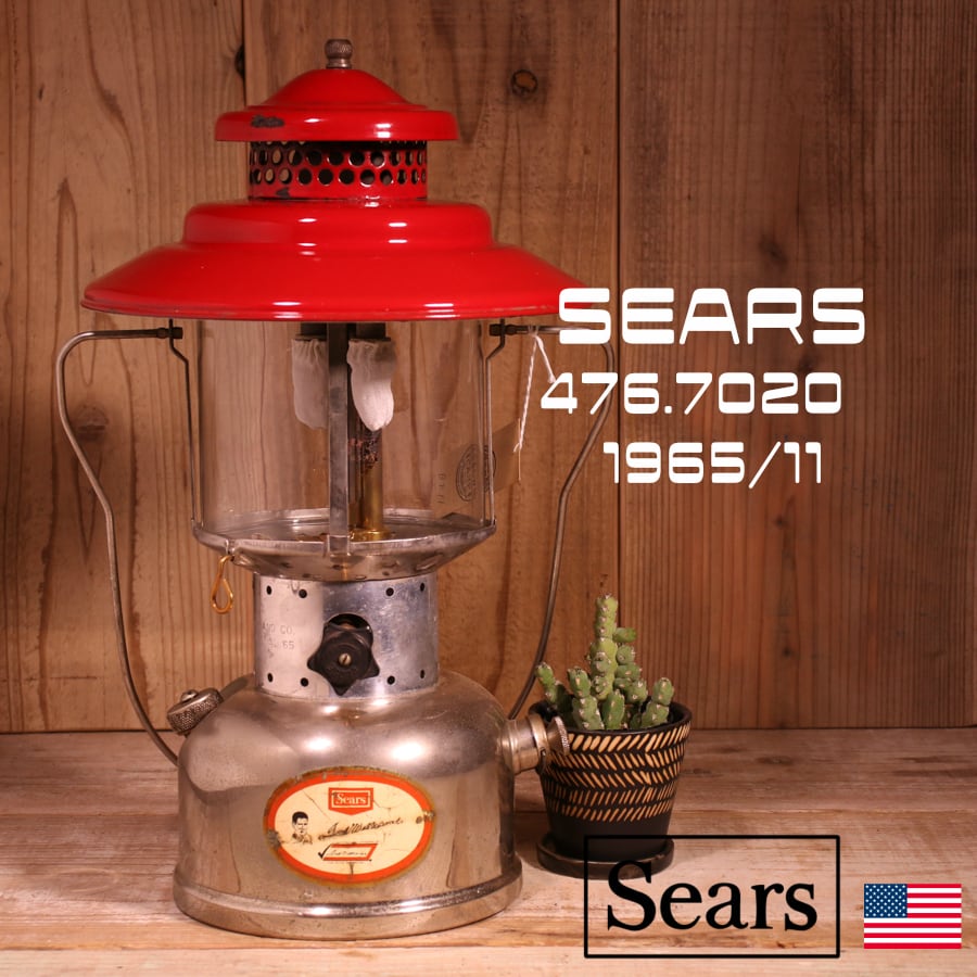 Sears シアーズ ダブルマントル ビンテージランタン テッド Sears シアーズ ダブルマントル ビンテージランタン テッド
