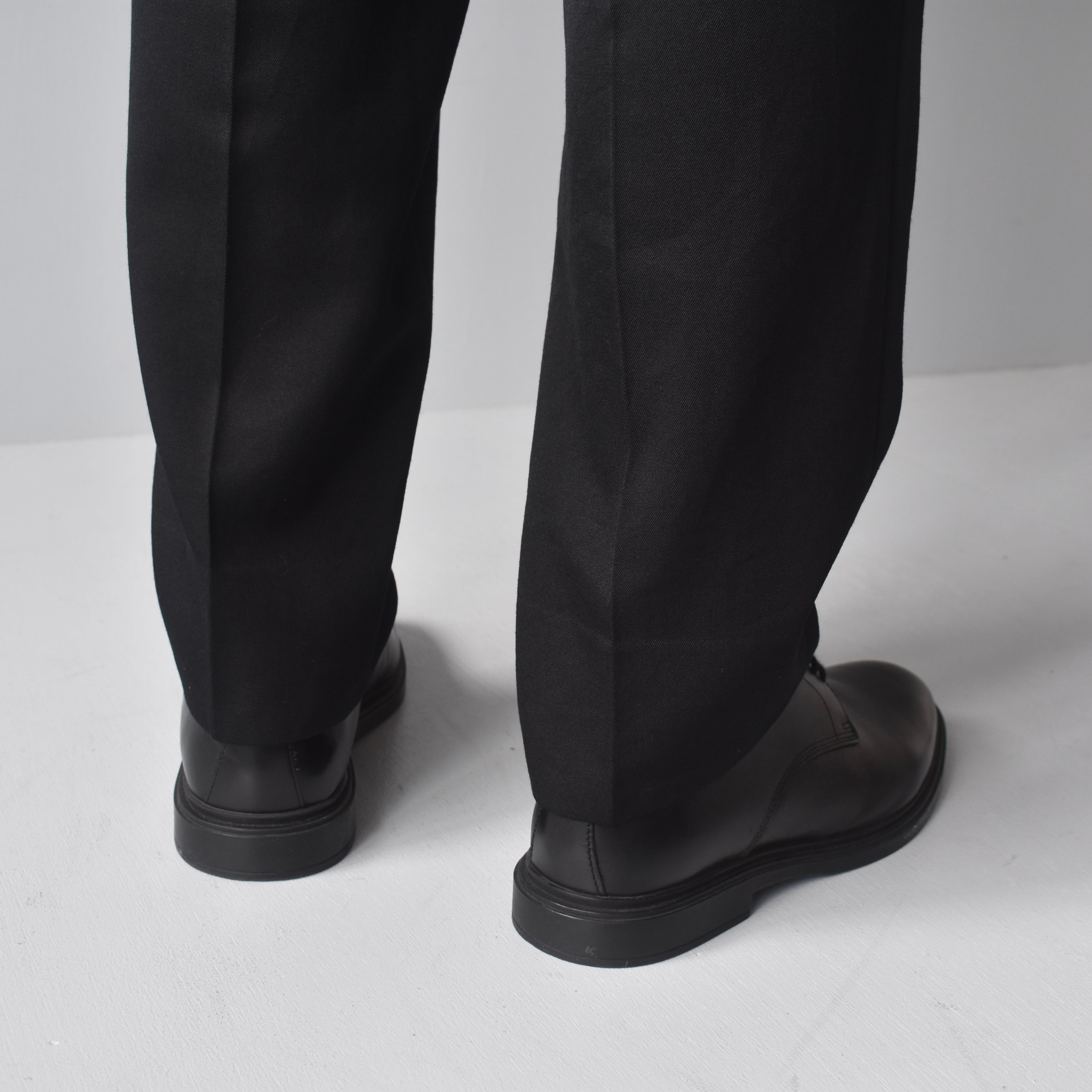 comme des garcons homme 田中オム wool pants comme des garcons homme 田中オム wool pants Low-rise slim