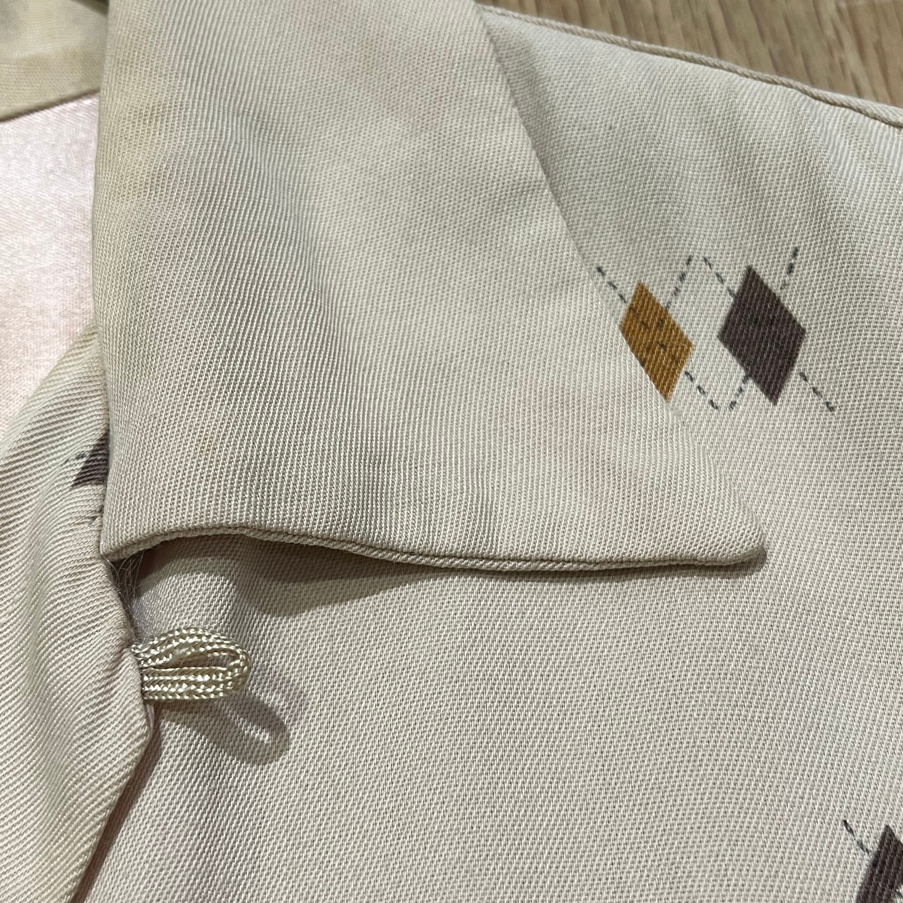 50s Argyle Pattern Rayon Gabardine Shirts 50年代 レーヨン 50s Argyle Pattern Rayon Gabardine Shirts 50年代 レーヨン
