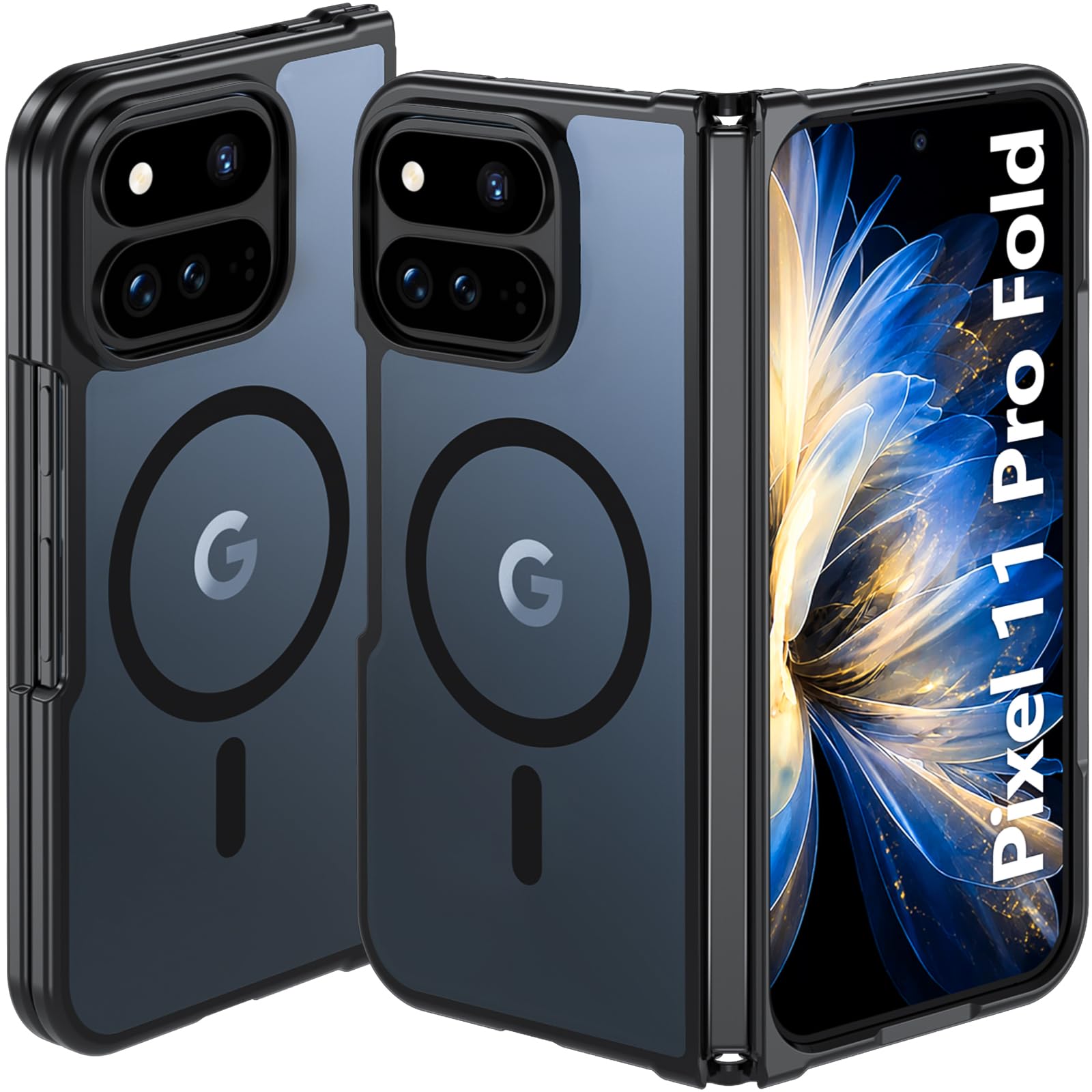 Fin2feel Pixel 11 Pro Fold ケース MagSafe 対応 グーグル ピクセル11 プロ フォールド ブラック