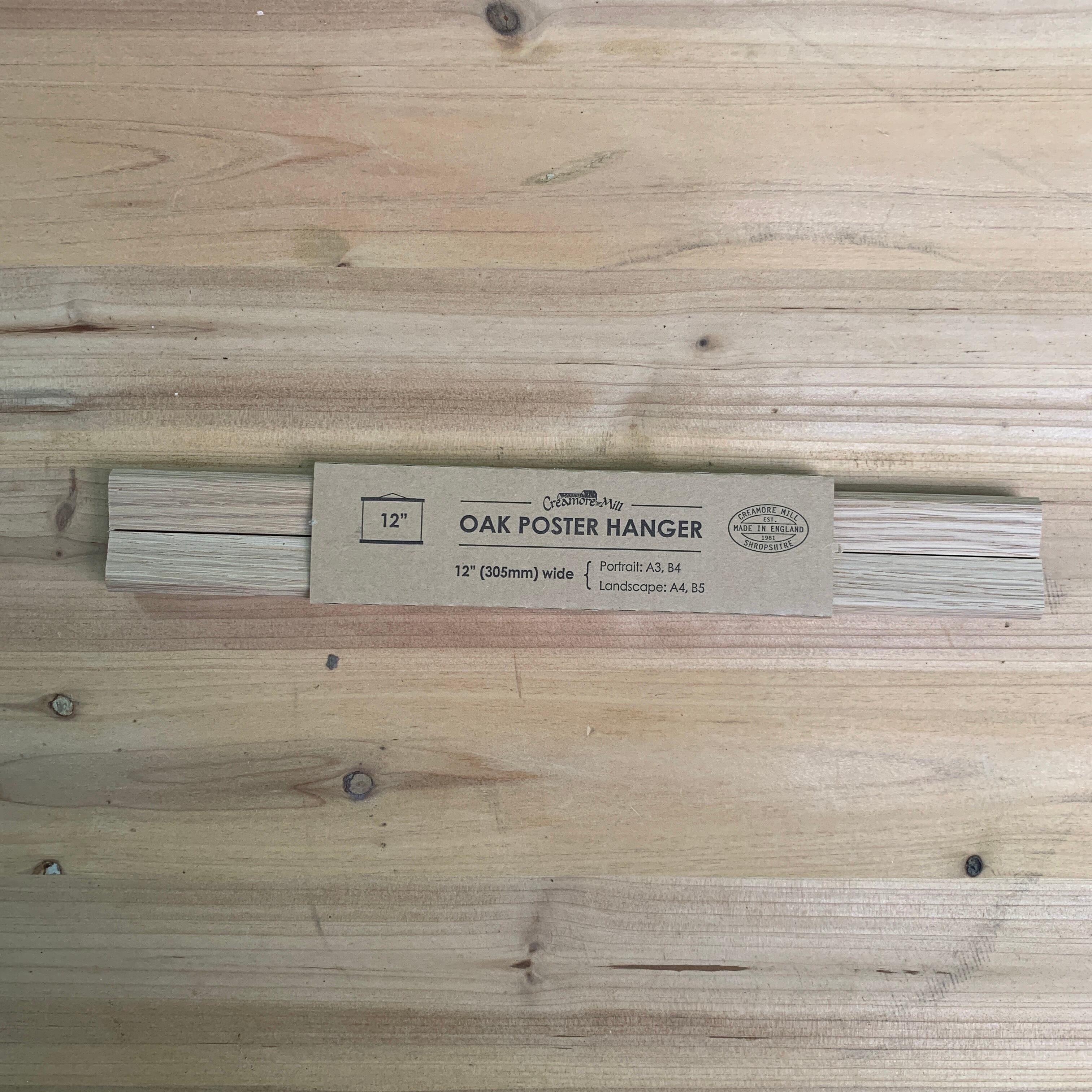 Creamore Mill（クレモアミル）oak poster hanger・short W30.5cm